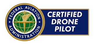 Drone Flights are Performed by a Licensed FAA Part 107 Commercial Drone Pilot 